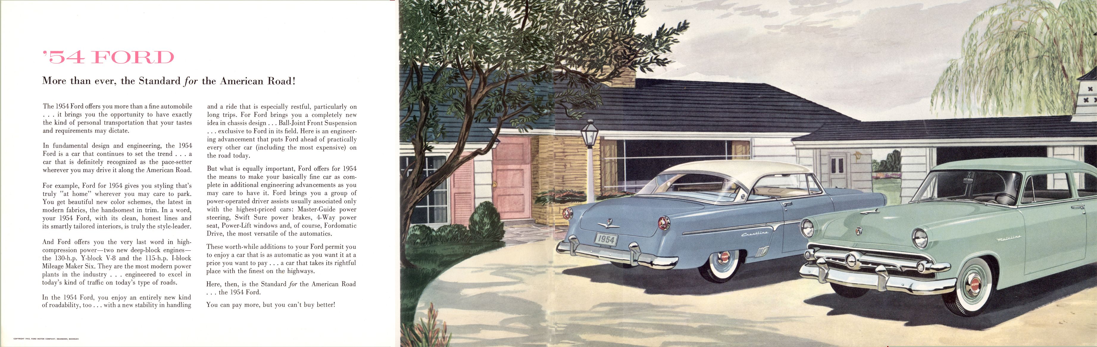 1954 Ford Brochure Page 5